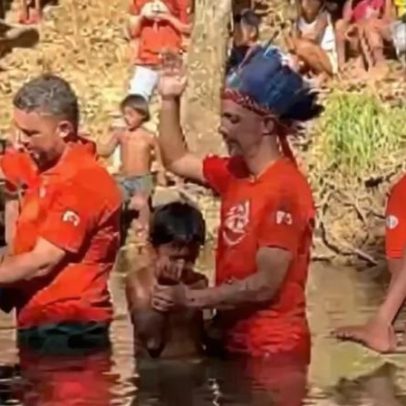 Batismos marcam ação evangelística entre indígenas Xerente no Tocantins