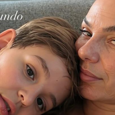 Isis Valverde declara amor ao filho na véspera de Natal