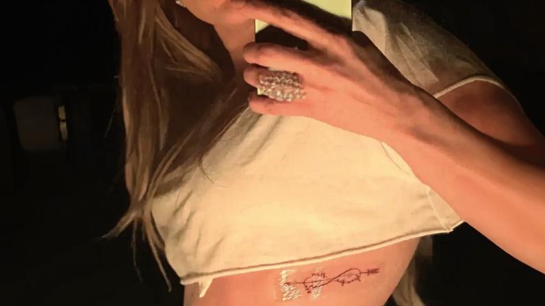 Lopez got a tattoo on Valentine’s Day 2023 with her and Affleck’s names in an infinity sign with an arrow.