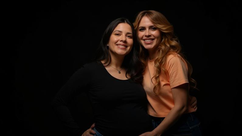 Joelma com o filho, Yago, a nora, Lorena Lopes, e a filha Yasmin Mendes Farias — Foto: Reprodução/Instagram