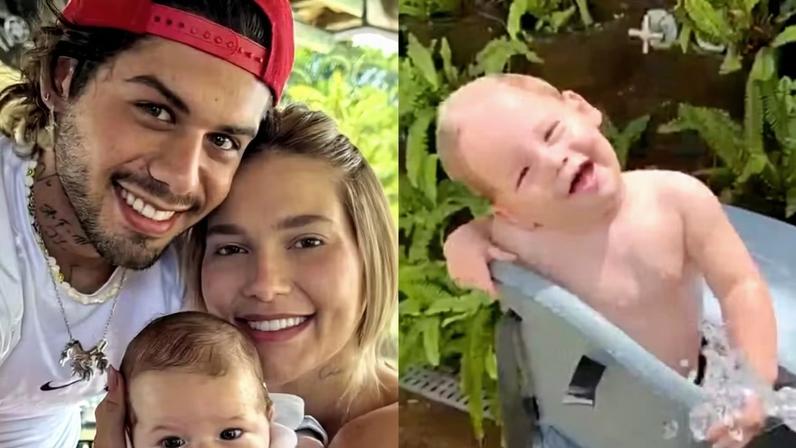 José Leonardo chama 'vovó' e derrete Poliana Rocha — Foto: Reprodução/Instagram