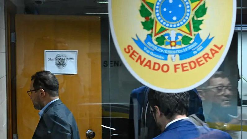 Jucimar foi levado à delegacia do Senado por determinação do presidente da CPMI. (Foto: Waldemir Barreto/Agência Senado )
