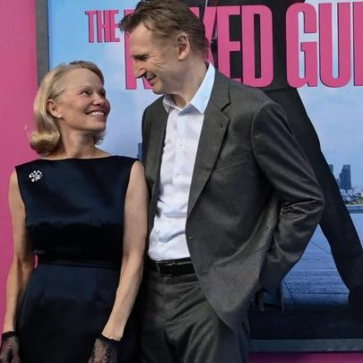 Pamela Anderson revela última vez que viu Liam Neeson e gesto após a separação