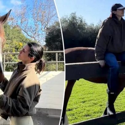 Kendall Jenner mostra raro vislumbre de ranch US$23 milhões em Montecito Natal