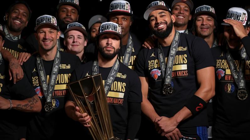 New York Knicks é campeão da NBA Cup (Foto: Reprodução Instagram)
