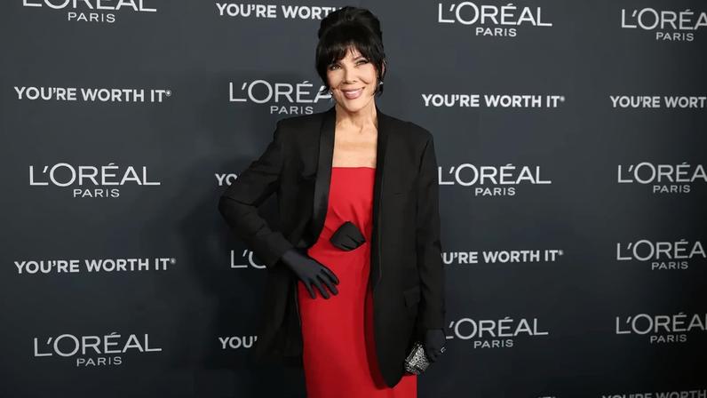 Kris Jenner wore a 2022 recreation of a 1985 Valentino gown she owned decades ago. WireImage