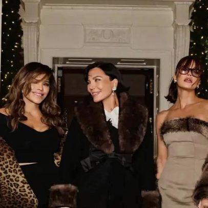 Lauren Sánchez celebra 1º aniversário como esposa de Bezos com Kardashians
