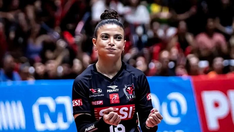 Léia domina o passe na Superliga Feminina e números mostram desempenho