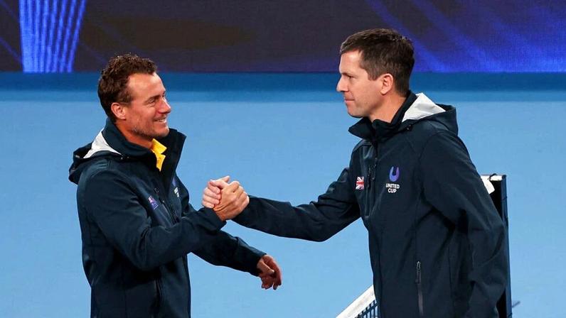 Lleyton Hewitt e Tim Henman (Foto: United Cup)