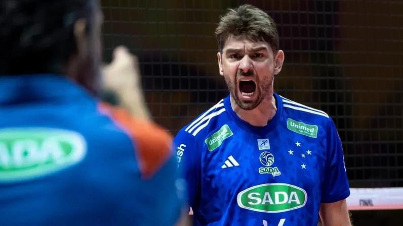 Lucão foi eleito o melhor atleta da Superliga (Foto: Divulgação/ Cruzeiro)