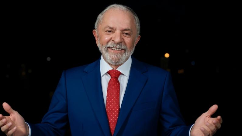 Lula em pronunciamento de Natal