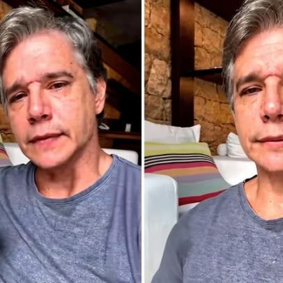 Marcio Garcia chora ao anunciar morte de seu cão de estimação