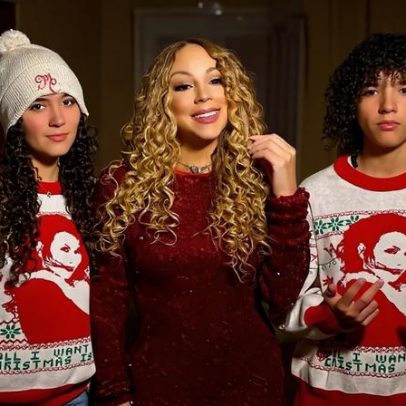 Gêmeos de Mariah Carey, 14, parecem adultos na foto de Natal sem Nick Cannon