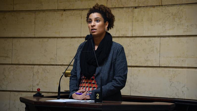 A vereadora Marielle Franco e o motorista Anderson Gomes foram assassinados a tiros em 2018. (Foto: Renan Olaz/CMRJ)
