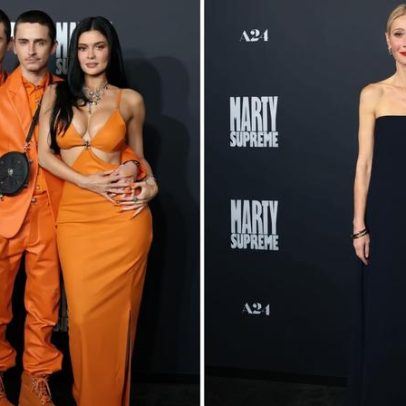 Red carpet de Marty Supreme em LA reúne Timothée Chalamet e Kylie Jenner