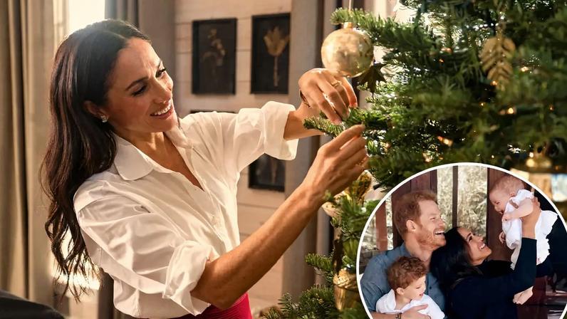 Meghan Markle and Prince Harry, pictured above in 2023, spent a “magic” Christmas at home with their kids.