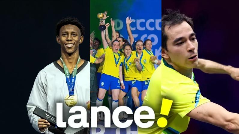 Indicados à categoria 'Fez história' do Prêmio Melhores do Lance! (Fotos: Marcelo Zambrana / CPB | World Taekwondo | Fabio Souza / CBF | World Table Tenis | Roni Rekomaa / Lehtikuva / AFP)