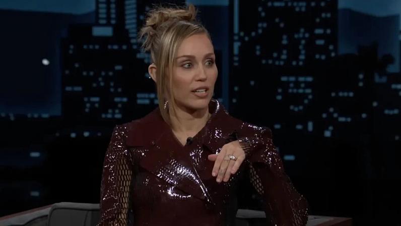 Miley Cyrus joked that her engagement ring from Maxx Morando was a "Black Friday deal."