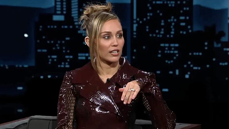 Miley Cyrus joked that her engagement ring from Maxx Morando was a Black Friday deal.