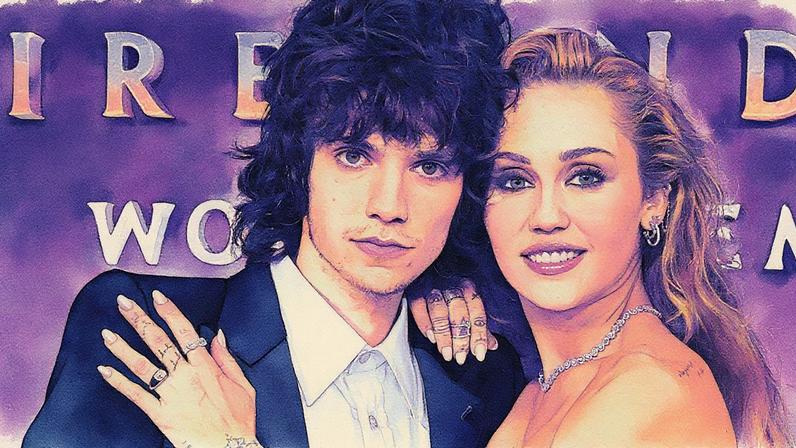 Maxx Morando and Miley Cyrus attend the Global Premiere of 'Avatar: Fire and Ash' on Dec. 1, 2025.