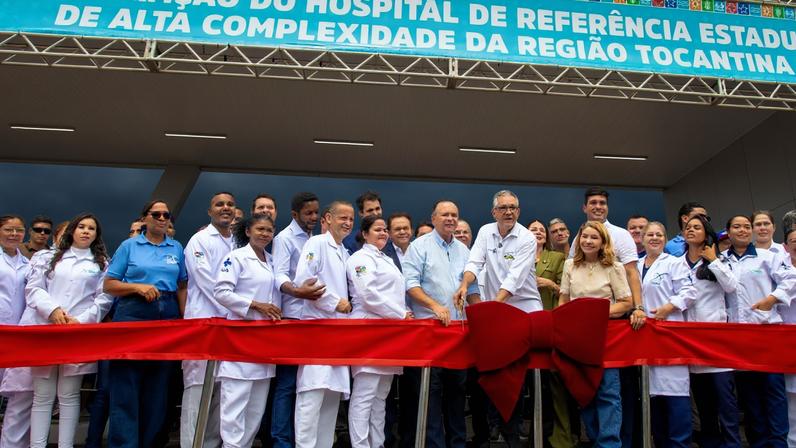Ministro da Saúde, Alexandre Padilha durante Inauguração do Hospital de Referência de Alta Complexidade da Região Tocantina. Fotos:João Risi / MS