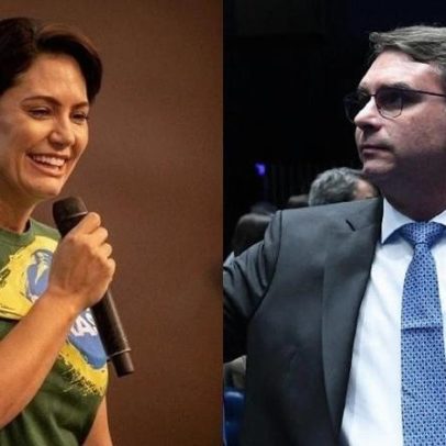 Assessor de Michelle compartilhou publicações sobre rejeição de Flávio Bolsonaro