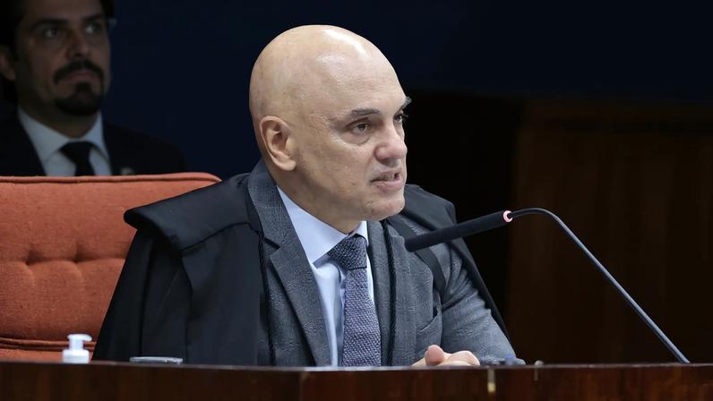 Relator do caso, Moraes propôs pena de 16 anos de prisão para cinco membros da antiga cúpula da PMDF. (Foto: Rosinei Coutinho/STF)