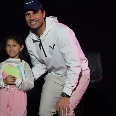 Rafael Nadal realiza sonho de fãs no NextGen em Jidá