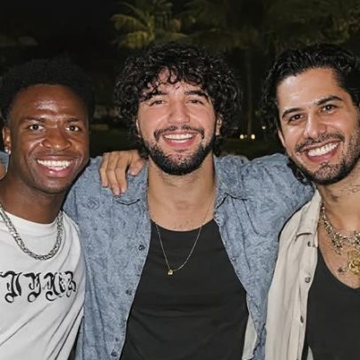 Nattan posta montagem com Vini Jr. e Zé Felipe após gafe