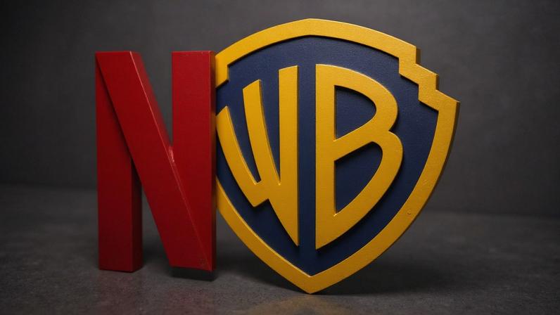 The Netflix and Warner Bros. logos