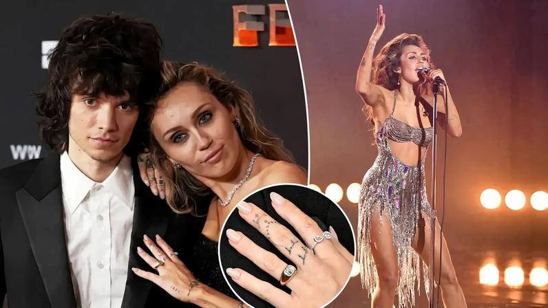 Miley Cyrus announced her engagement to 27-year-old punk rocker Mark Morando on Tuesday. Chris Pizzello/Invision/AP