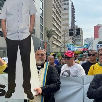 Ato pela anistia reúne apoiadores de Bolsonaro na Avenida Paulista