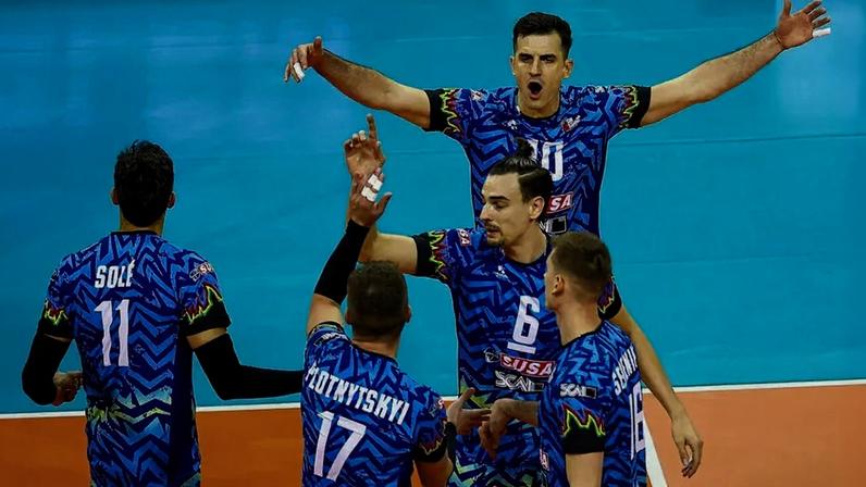 Perugia durante a semifinal do Mundial de Clubes (Foto: Divulgação)