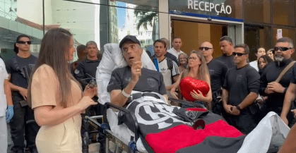 Felipe recebeu alta após nove meses internado