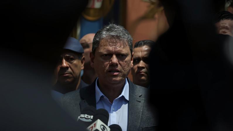 O governador de São Paulo, Tarcísio de Freitas (Republicanos). (Foto: Paulo Pinto / Agência Brasil)