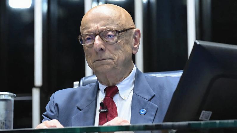 Esperidião Amin, relator do PL da Dosimetria. (Foto: Waldemir Barreto/Agência Senado)