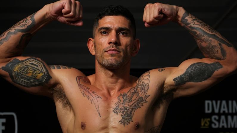 Poatan pronto para revanche no UFC 320 (Foto: Reprodução/Instagram/UFC)