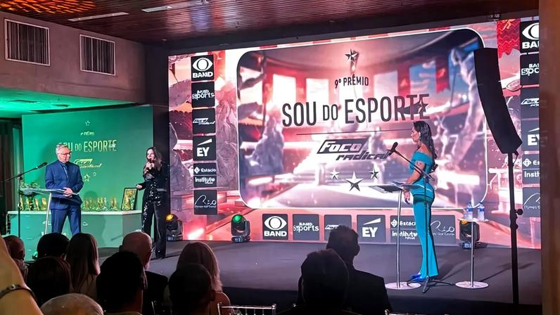 Cerimônia de entrega do Prêmio Sou do Esporte em 2024 (Foto: JP Sombra/Lance!)