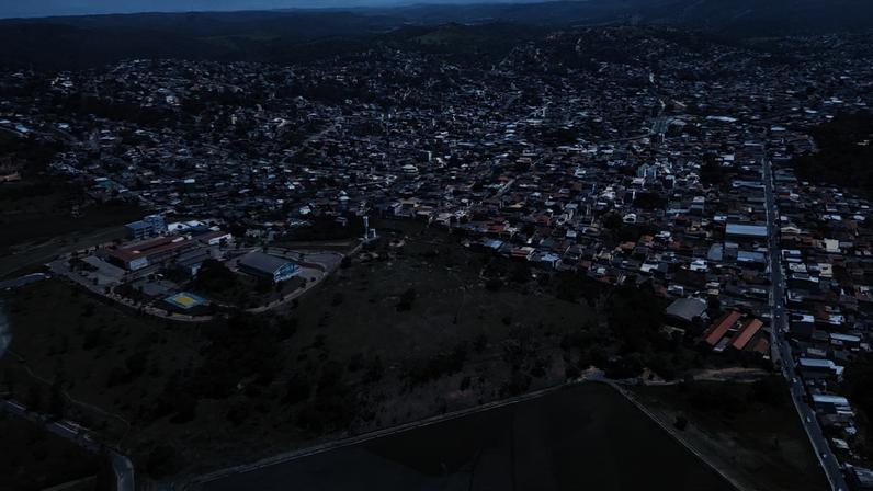 Vista aérea de Ribeirão das Neves MG, na Região Metropolitana de Belo Horizonte.