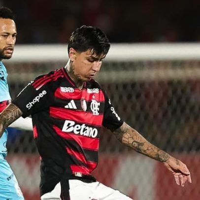 Neymar curte publicação do Flamengo sobre gramado sintético