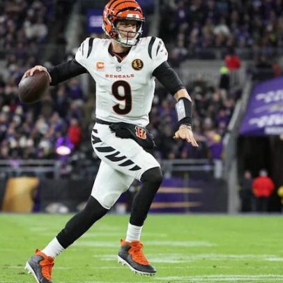 Burrow mira levar Bengals à briga pelos playoffs com chuteira reforçada