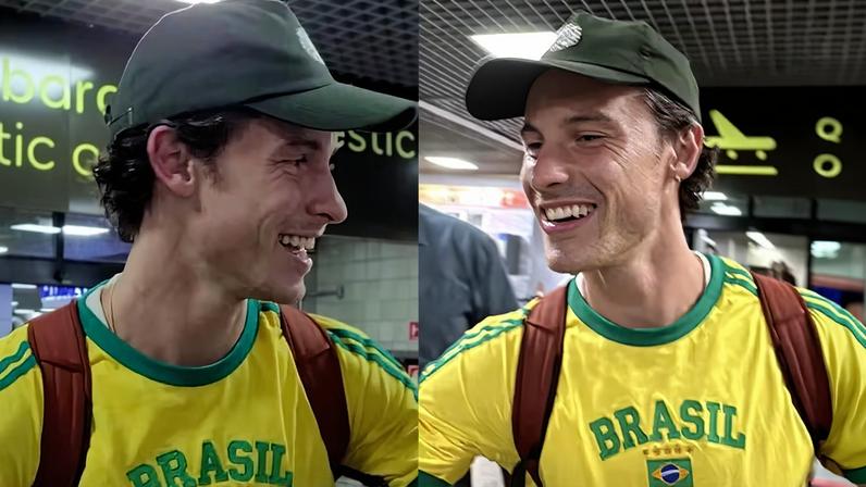 Já voltou? Em meio aos rumores de affair com Bruna Marquezine, Shawn Mendes estaria de volta ao Brasil — Foto: Reprodução/X