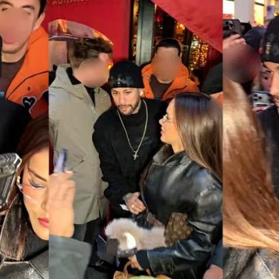 Neymar atrai fãs ao deixar restaurante badalado em Nova York