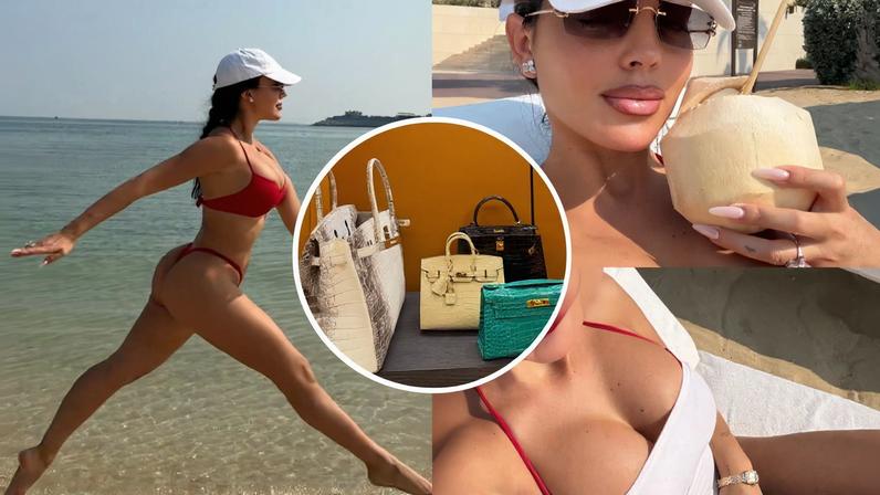 Georgina Rodríguez exibe vida luxuosa com Cristiano e coleção milionária de bolsas Hermès; saiba valor — Foto: Reprodução/Instagram