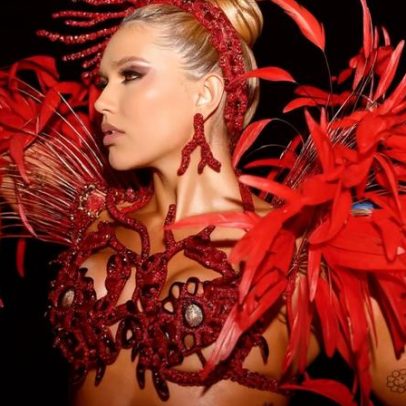 Virginia Fonseca celebra estreia no minidesfile da Grande Rio ignorando críticas