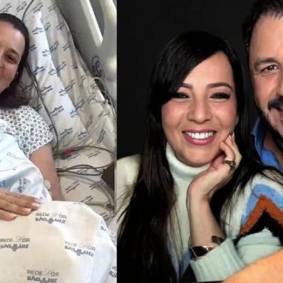 Esposa de Maurício Manieri aparece pela primeira vez após AVC
