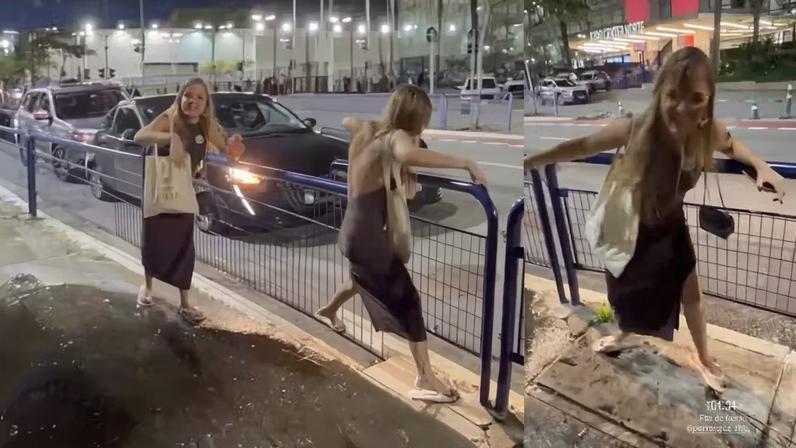 Rafa Justus deixa formatura de madrugada usando chinelo maior que o pé e pula poças d’água em SP — Foto: Reprodução/Instagram