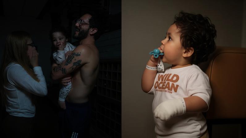 Ravi, filho de Viih Tube e Eliezer, passa por cirurgia — Foto: Reprodução/Instagram