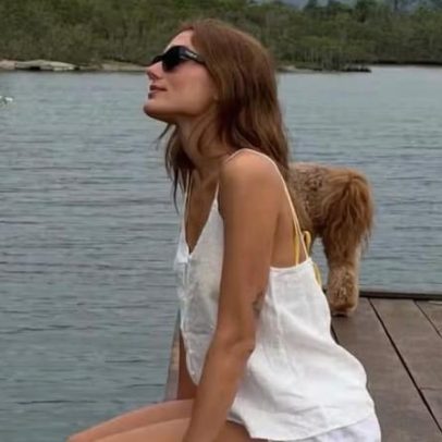 Sasha Meneghel mostra novo ângulo de foto após topless viral