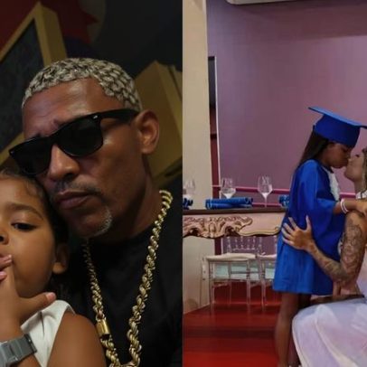 Poze do Rodo e Vivi Noronha se reencontram na formatura da filha